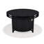 Southern Cay Round Aluminum Propane Fire Pit Table-911864654