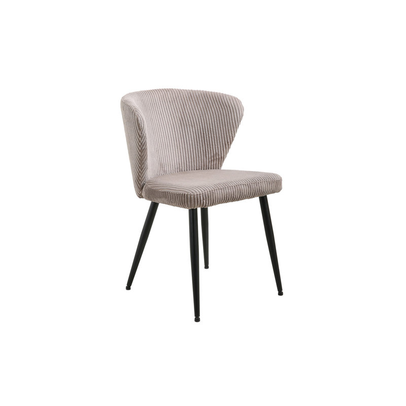 Wylandville 49cm H Upholstered Metal Side Chair, Yellow