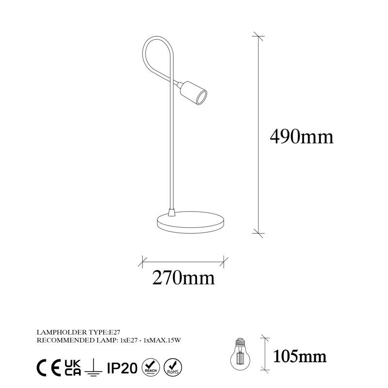 Lampe de bureau Flannagan