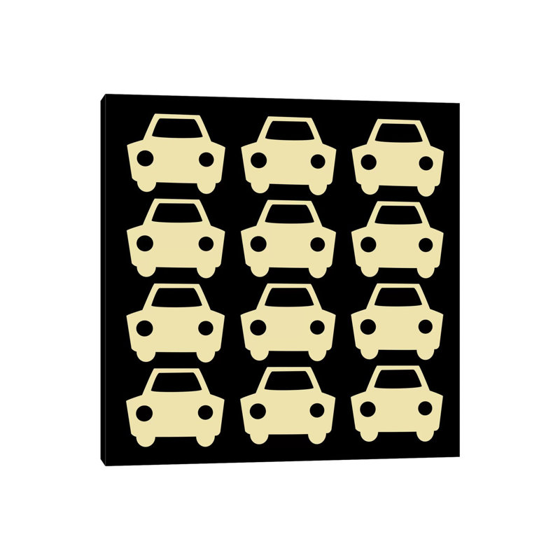 Beep Beep Cars by 5by5collective - Wrapped Canvas Print, 45.72 cm H x 45.72 cm W x 1.91 cm D