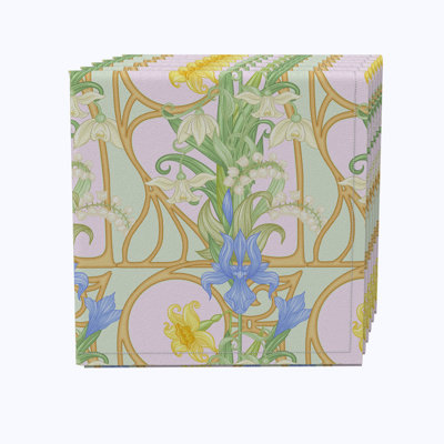 Catana 100% Cotton Floral Square Napkin
