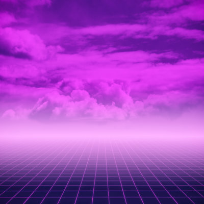 " Retro Futuristic Landscape "