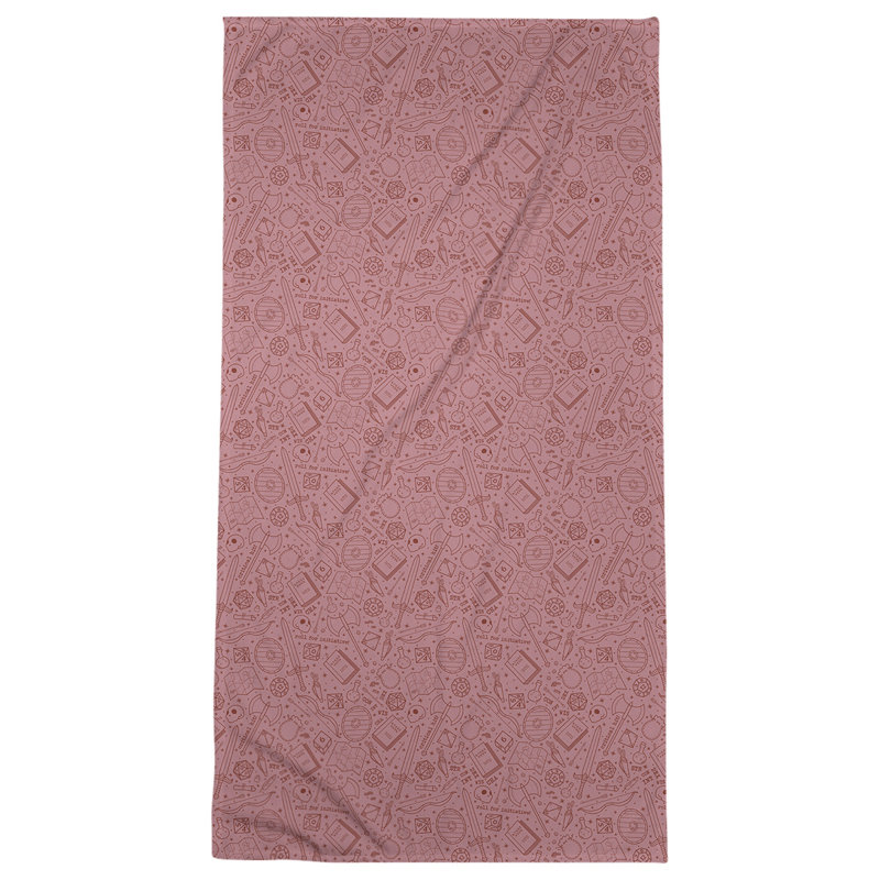 Katelyn Elizabeth Beach Towel, Red/White/Gray