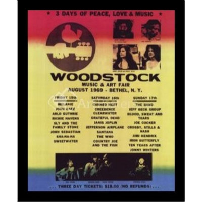 " Woodstock Line Up "