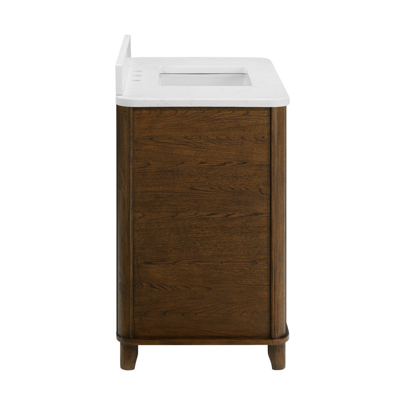 Kathryne 36" Bathroom Vanity In Natural Enhanced Oak, 36", Enhanced Brown Oak