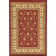 Niles Oriental Red/Cream/Brown/Beige/Blue Area Rug