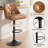 360-Degree Rotatable Faux Leather Bar Stool With Button Stitching-116087020