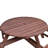 Currier Round Fir Outdoor Picnic Table
