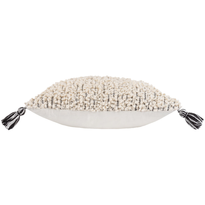 Quinby Cream Square Cushion