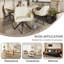 51cm H Upholstered Arm Dining Chair-865234097-850639128