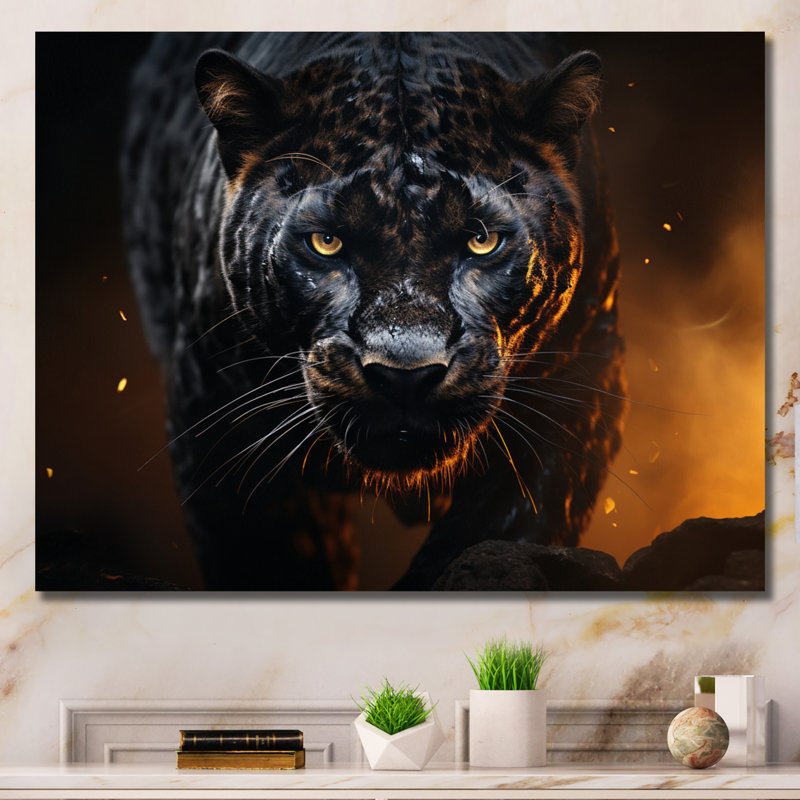 Dunnam sur toile, H 16 po x l 32 po x P 1 po, Toile tendue