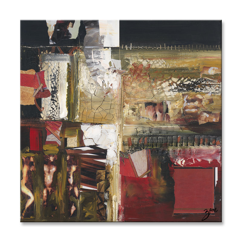 «Abstract I-C» par Salvatore Principe, reproduction sur toile tendue, H 16 po x l 16 po x P 1,5 po