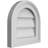 Round Top Surface Mount Signature Urethane Non-Functional Gable Vent Primed Tan-101814867