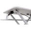 Bureau pour ordinateur portable à hauteur ajustable, station de travail assis-debout réglable avec plateau pour clavier, blanc-117628663