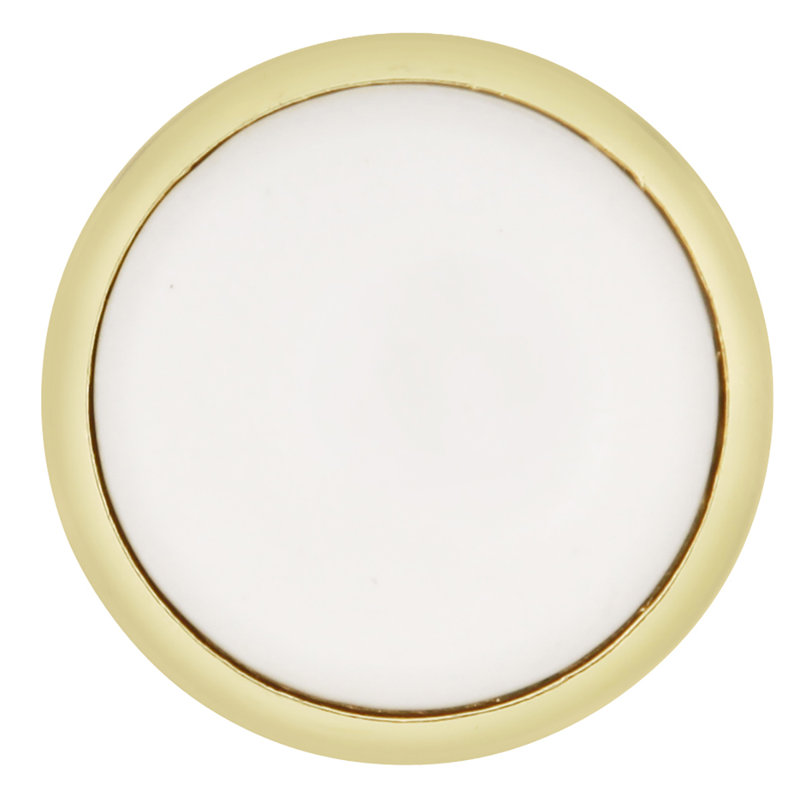 Tranquility 1 5/16" Diameter Mushroom Knob, White