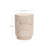 Faux Travertine MgO Patio Side Table, Sculptural Outdoor Accent Table-145109429-145109428