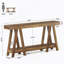 Table de couloir à 2 niveaux Farmhouse, console fonctionnelle avec une construction robuste et un design polyvalent pour toute pièce