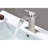 Waterfall Spout Single Handle Bathroom Sink Faucet-118543605