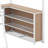 Loft Bed With 3 Layers Of Shelves And L-Shaped Desk-890662719-904526703