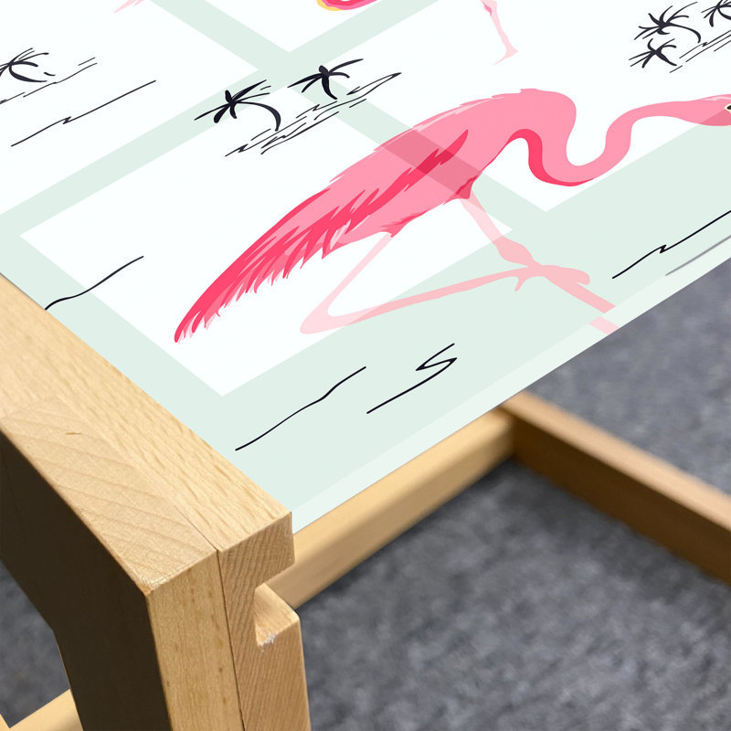Infeld Sled Coffee Table, 40cm H x 74cm W x 62cm D