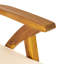 2 pièces en bois, assise confortable, résistant aux intempéries, hauteur de 45,75 po, cadre extérieur 2 pièces de 22,76 po de profondeur, sièges rembourrés, 46,42 po Hauteur, brun