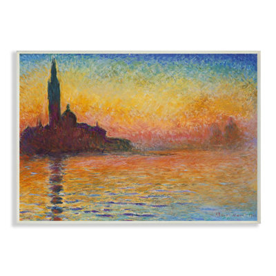 « city silhouette arc of landscape monet classic » par claude monet-reproduction d’art