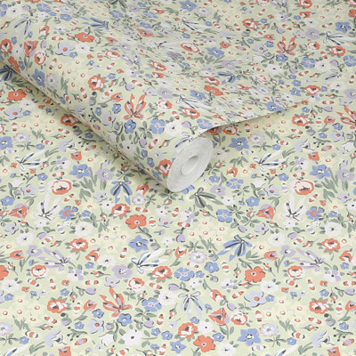 Papier peint Cath Kidston Harmony Ditsy Sage