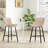 Upholstered 27" Counter Stool With Metal Frame-922861235