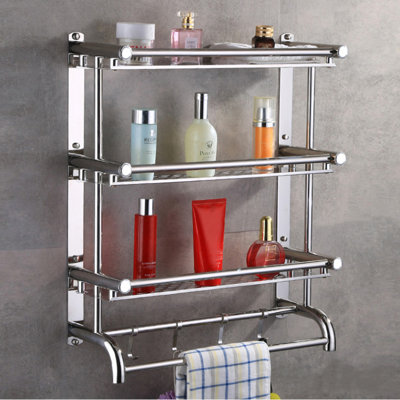 Harr 40 cm L Stainless Steel 4 - Bar Wall Mounted Towel Rack