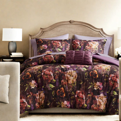 Velvet Bedding Sets, Queen Size 4-piece, Floral Design, All-season Use