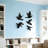Modern Flying Birds Wall Art Decoration - Five-piece Set-1820488595