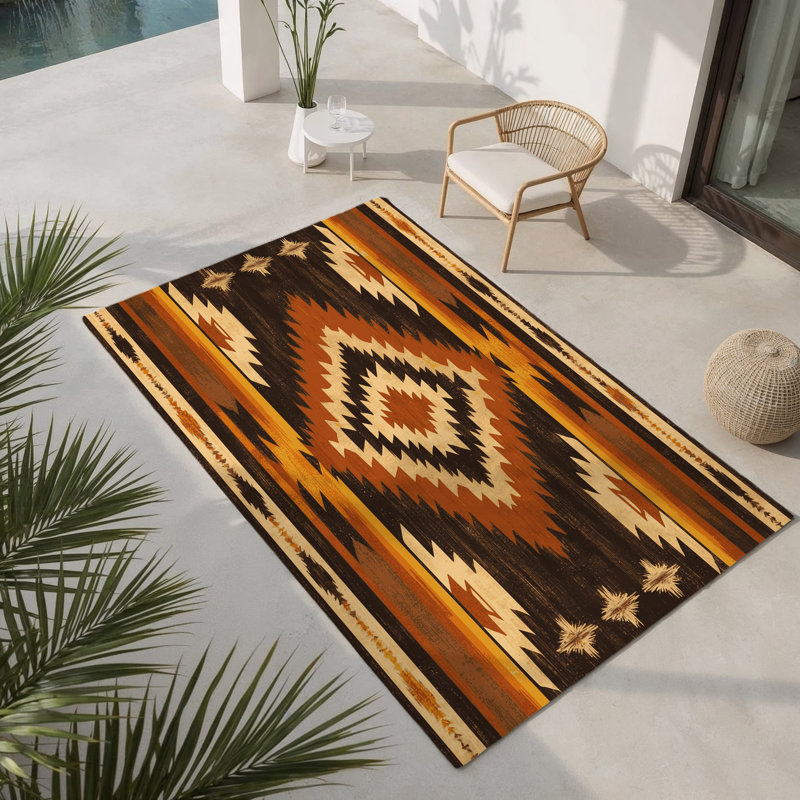 Tapis intérieur et extérieur Sunset Mirage, Rectangle 1'6" x 2'6"