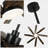 72" Farmhouse Extra Large Ceiling Fan with LED Lights and Remote, 6-Speed DC Motor Black Reversible Ceiling Fan for Large Room