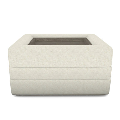 Boyden Ottoman with Wood Tray