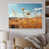 White Floater Framed