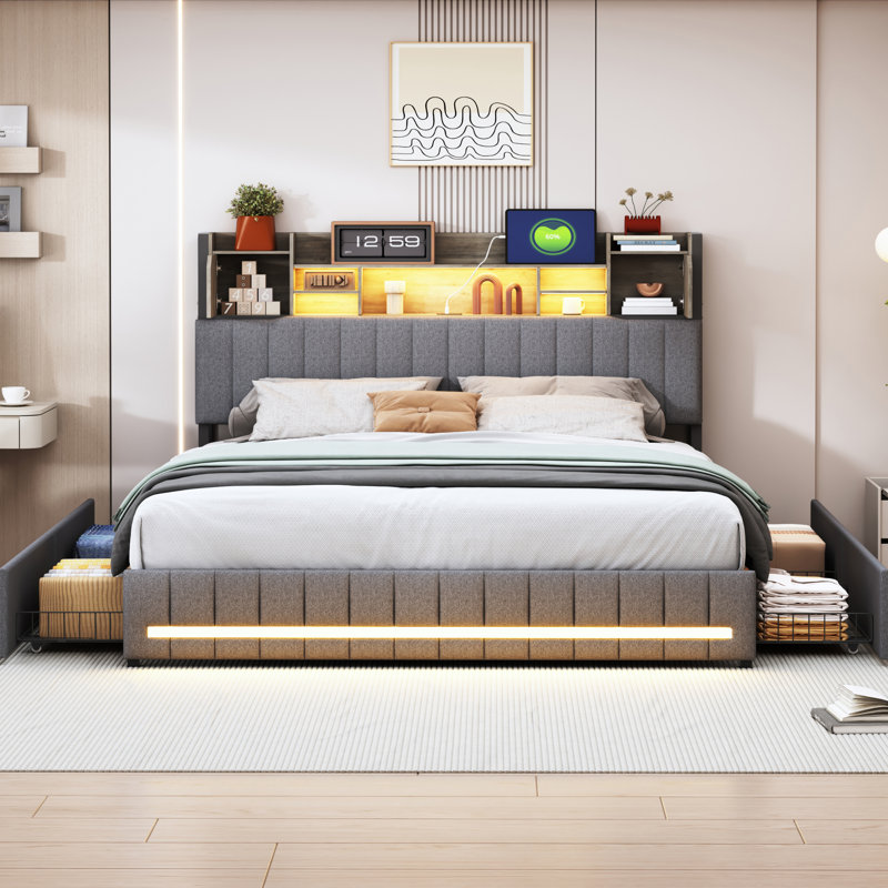 Upholstered Bed, European Kingsize (160 x 200 cm)