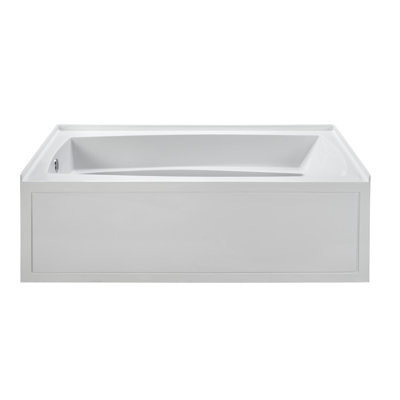 60'' x 32'' Alcove / Tile In Soaking Acrylic Bathtub