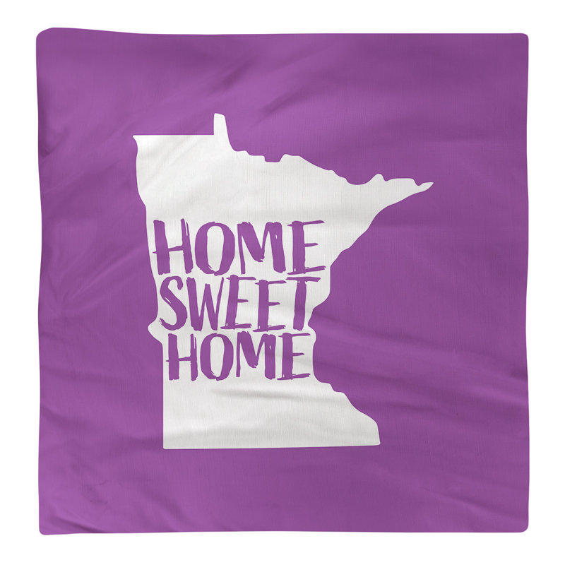Polyester, Cotton Cities & Maps Square Napkin, Violet, Polyester, 22" W x 22" D