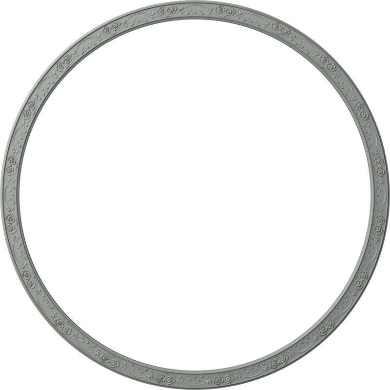 Ensemble d'anneaux de plafond Rose, H 64 po x l 64 po, Paquet de 4 (forme un cercle complet)