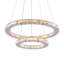 Luminaire suspendu à DEL en grappe avec décorations en cristal-1324989055-1324988992