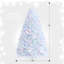 White Christmas Tree with LED Lights, 7.5Ft/9Ft Artificial Xmas Tree with Multi-Colour RGB Lights, for Home, Party-1640547867