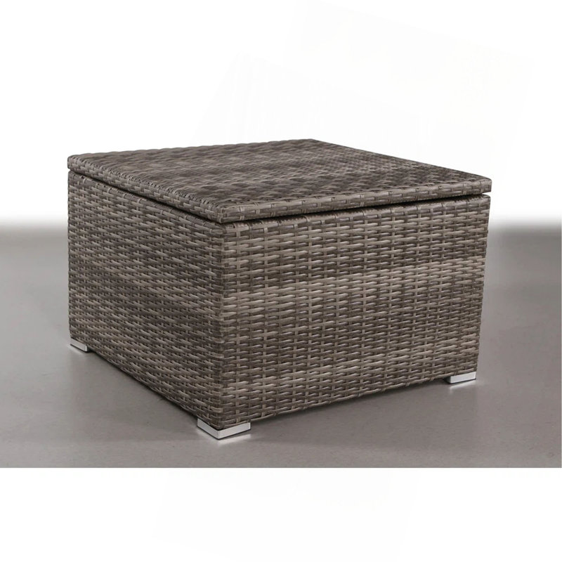 Table de bout avec rangement Exquis pour des espaces extérieurs élégants