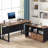 63" Executive Desk with File Cabinet