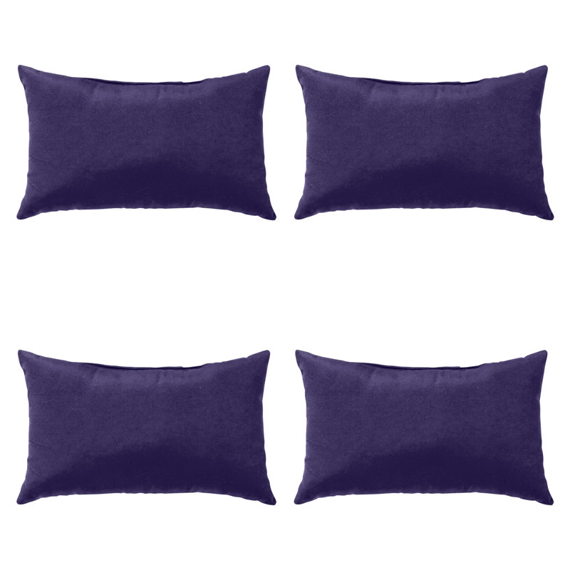 Coussin lombaire intérieur / extérieur Henrich, Ensemble de 2, Marine