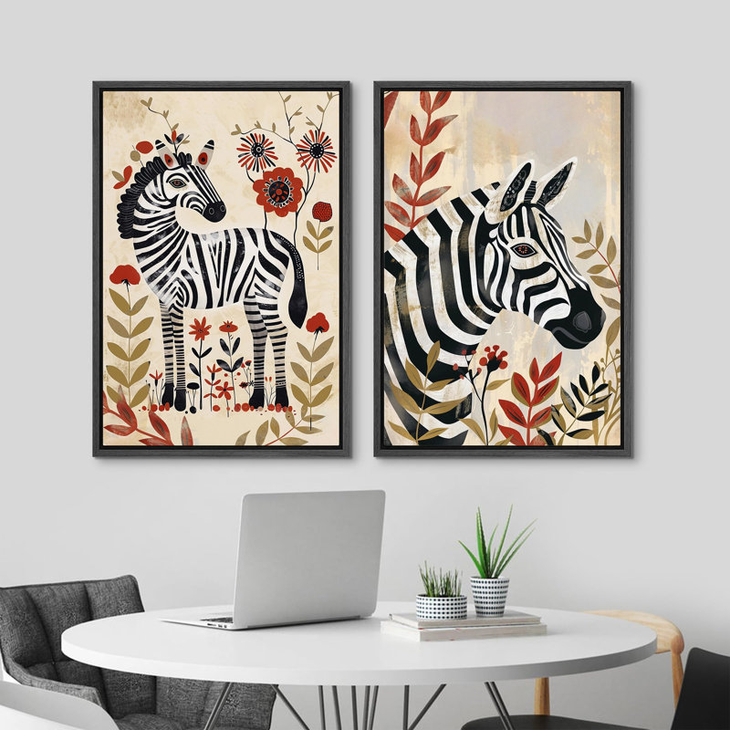 Reproduction d'art sur toile encadrée, H 36 po x l 24 po, Cadre noir