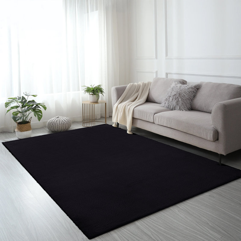 Quinillo Ultra Soft Non-Slip Runner Mat Faux Fur Area Rug, Rectangle 60cm x 110cm
