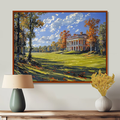 «Autumn Country Club Charm III - Country Club», reproduction d'art mural