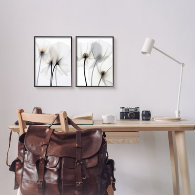 " White Flower Photography " 2 - Pieces