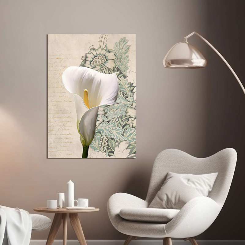 " Flowers: Calla I" By Elena Dolci, 100cm H x 70cm W