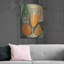 «Mimosa» par Tim Nyberg, art mural en métal, 24 po x 36 po